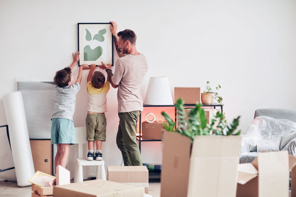Hanging Picture Together Professional Cleaning in St. Albans